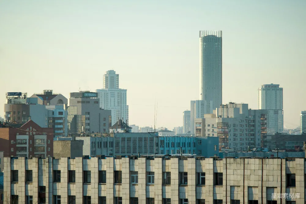 高清摄影 城市 天际线 晨光 建筑 都市 晨光中的城市天际线