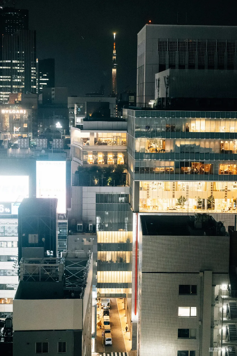 高清摄影 东京 夜景 城市 建筑 旅游 东京夜景-东京晴空塔
