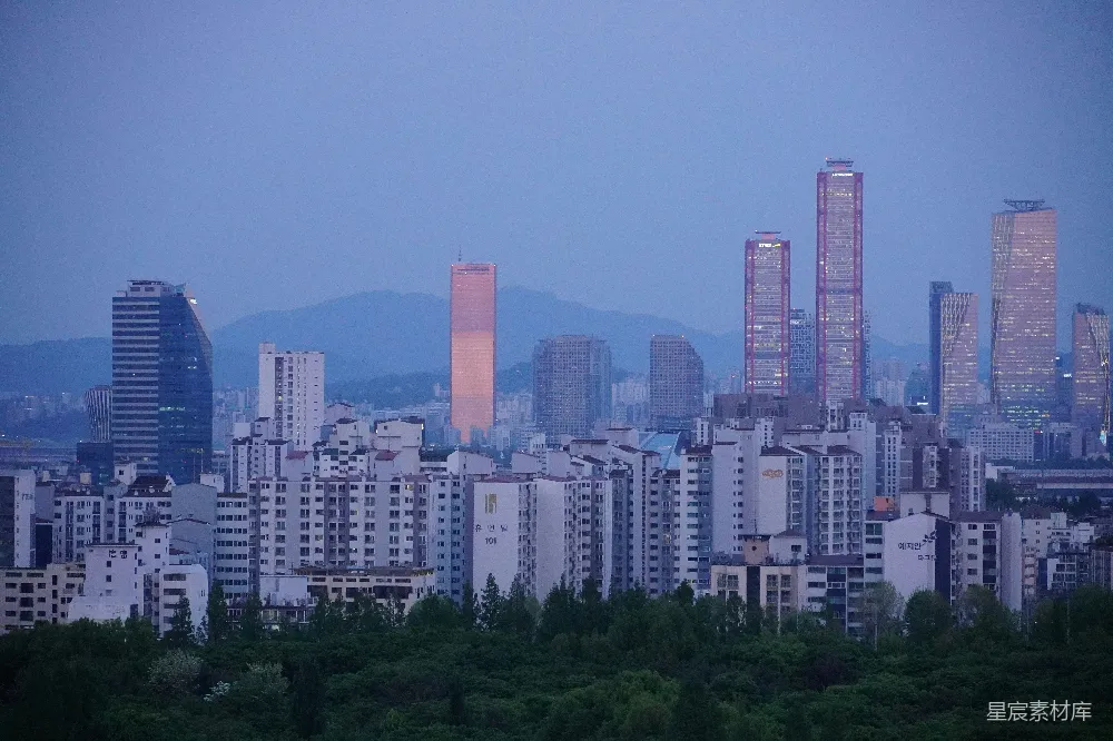 高清摄影 城市 黄昏 建筑 现代 都市 都市的黄昏与现代建筑