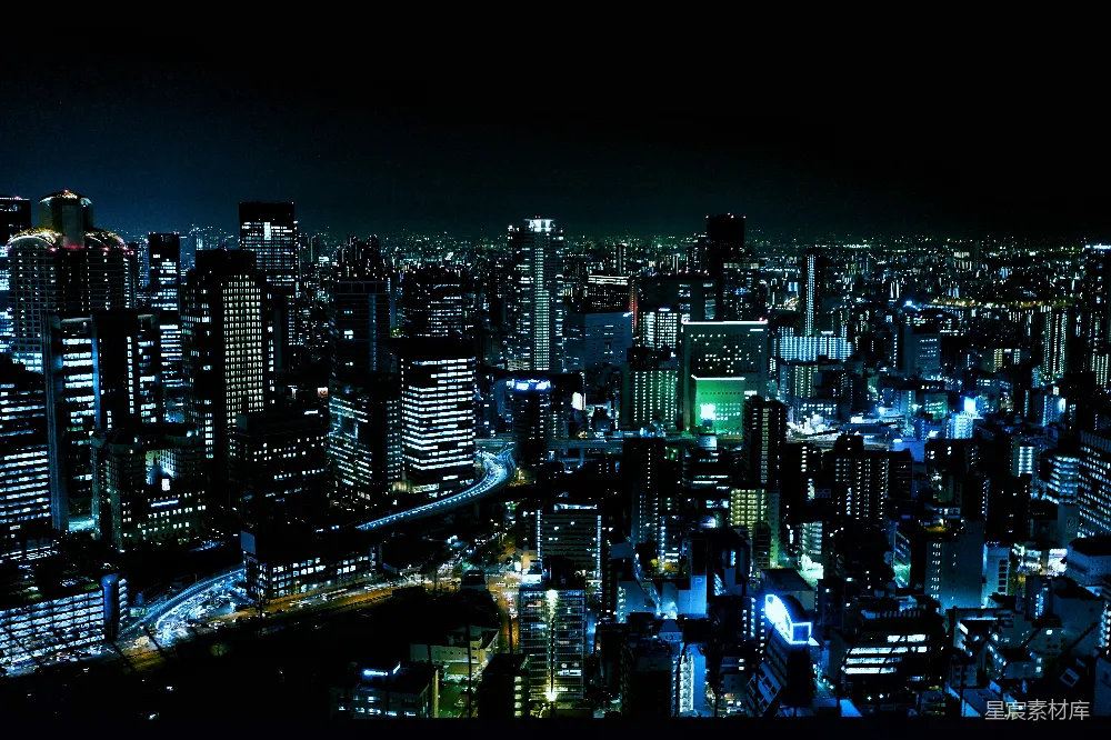 高清摄影 城市夜景 高楼大厦 都市风光 夜晚 现代城市 夜幕下的都市灯火