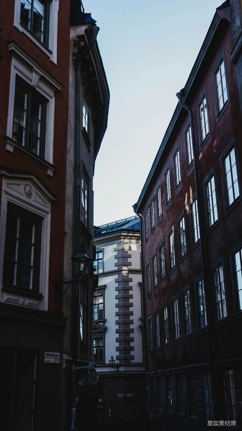 高清摄影 建筑 城市 街景 复古 宁静 狭窄的巷道