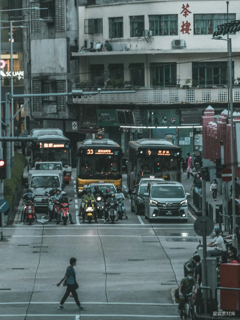 高清摄影 城市 交通 日常生活 街道 忙碌 繁忙的城市街道