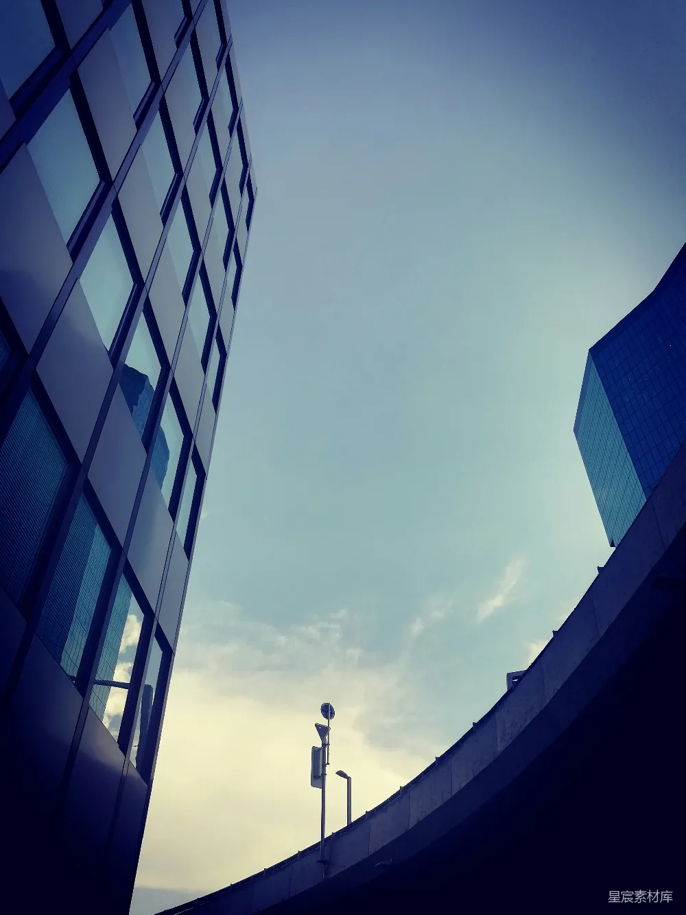 高清摄影 建筑 天空 现代 城市 景观 现代城市建筑与天空