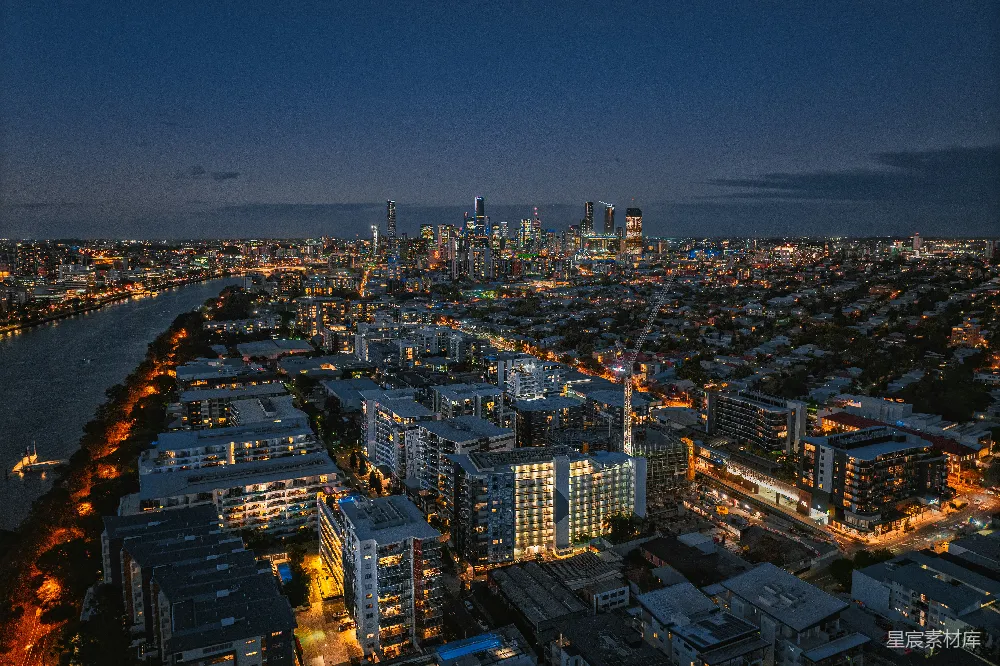 高清摄影 城市夜景 建筑群 都市风光 夜景摄影 城市天际线 夜幕下的都市辉煌