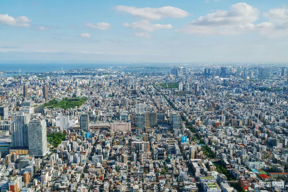 高清摄影 城市风光 高楼大厦 都市生活 日本 建筑 大阪全景俯瞰
