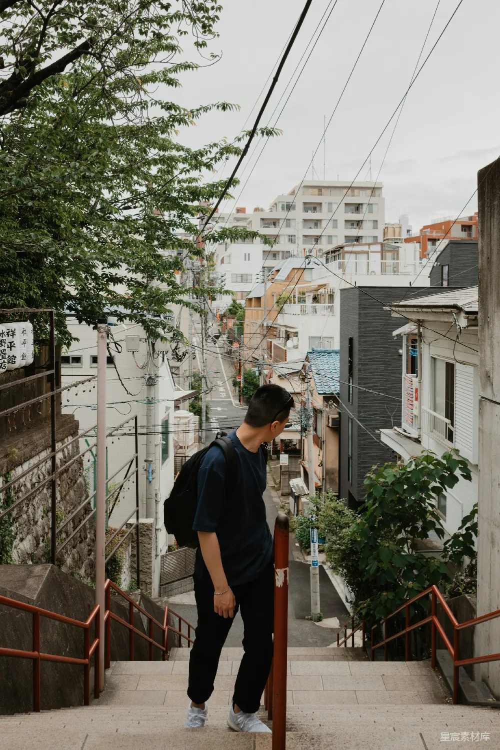 高清摄影 城市 背影 楼梯 日常生活 都市风情 城市中的阶梯与背影
