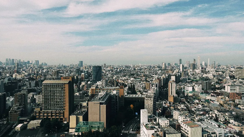 高清摄影 城市 天空 建筑 都市 景观 东京城市全景
