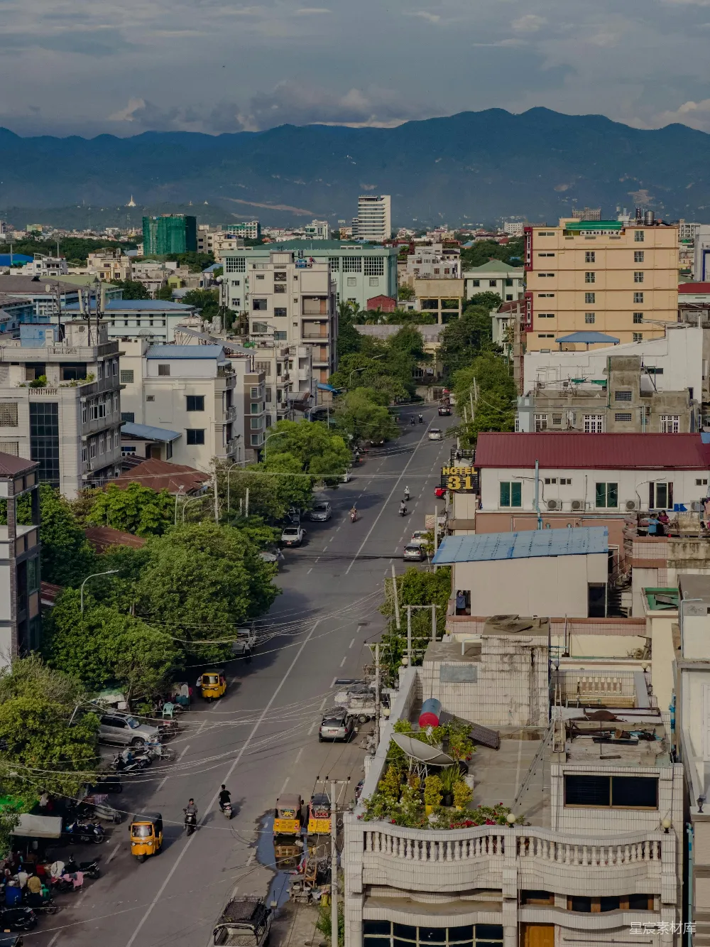 高清摄影 城市 建筑 交通 自然 生活 城市全景俯瞰图