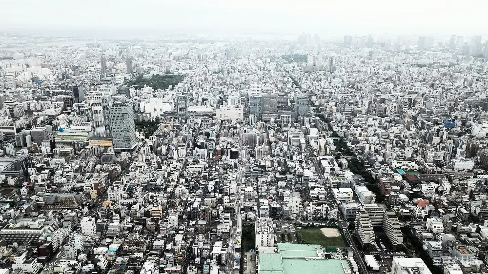 高清摄影 东京 城市 俯瞰 建筑 都市 东京城市全景俯瞰