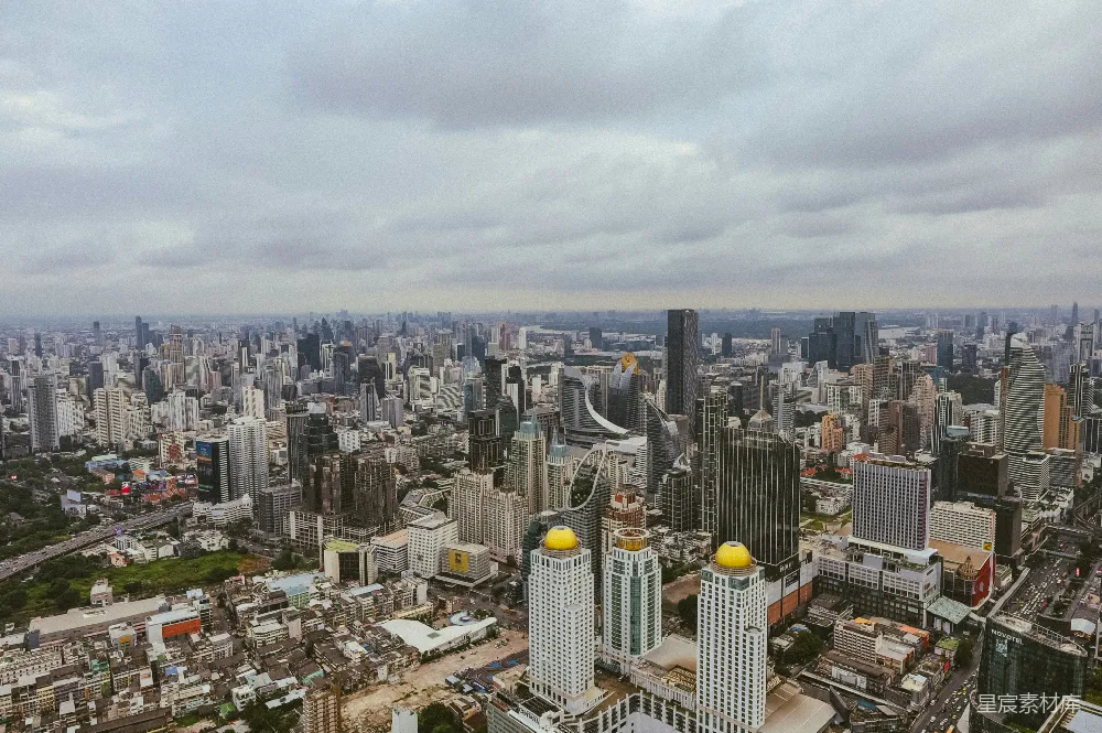 高清摄影 城市景观 建筑 都市 俯瞰 现代 城市的天际线