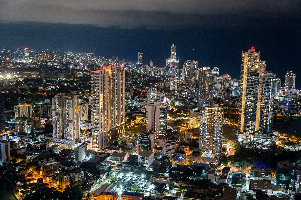 高清摄影 城市景观 夜景 高楼大厦 都市生活 城市规划 夜幕下的城市天际线