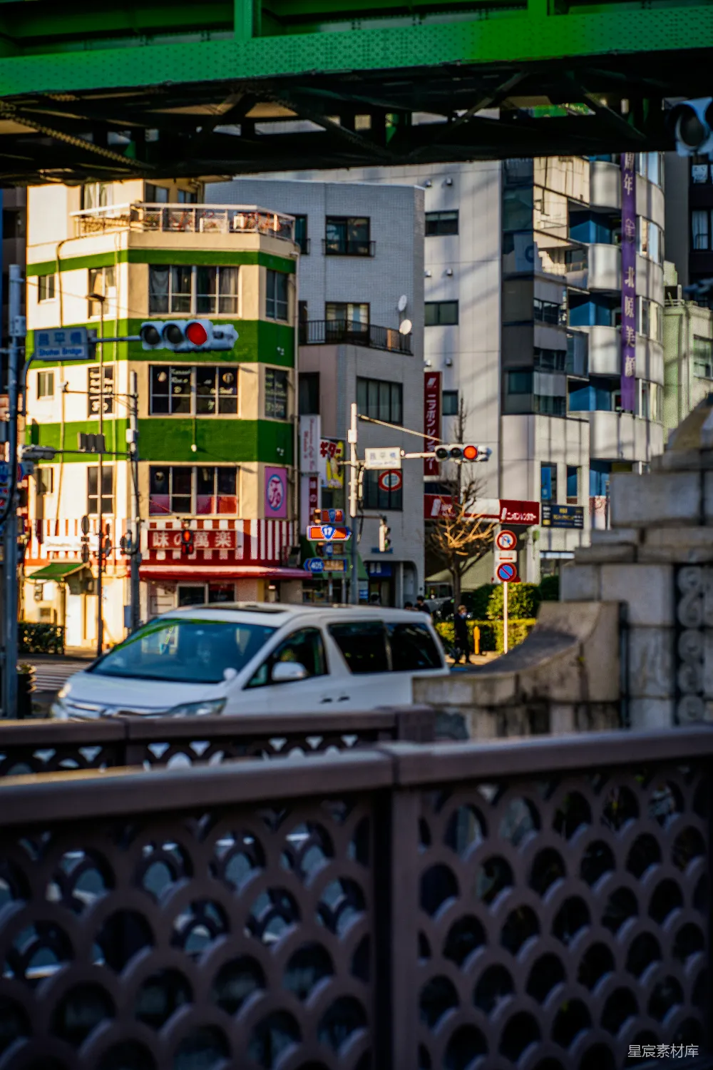 高清摄影 东京 晨光 城市 建筑 交通 东京街头的晨光