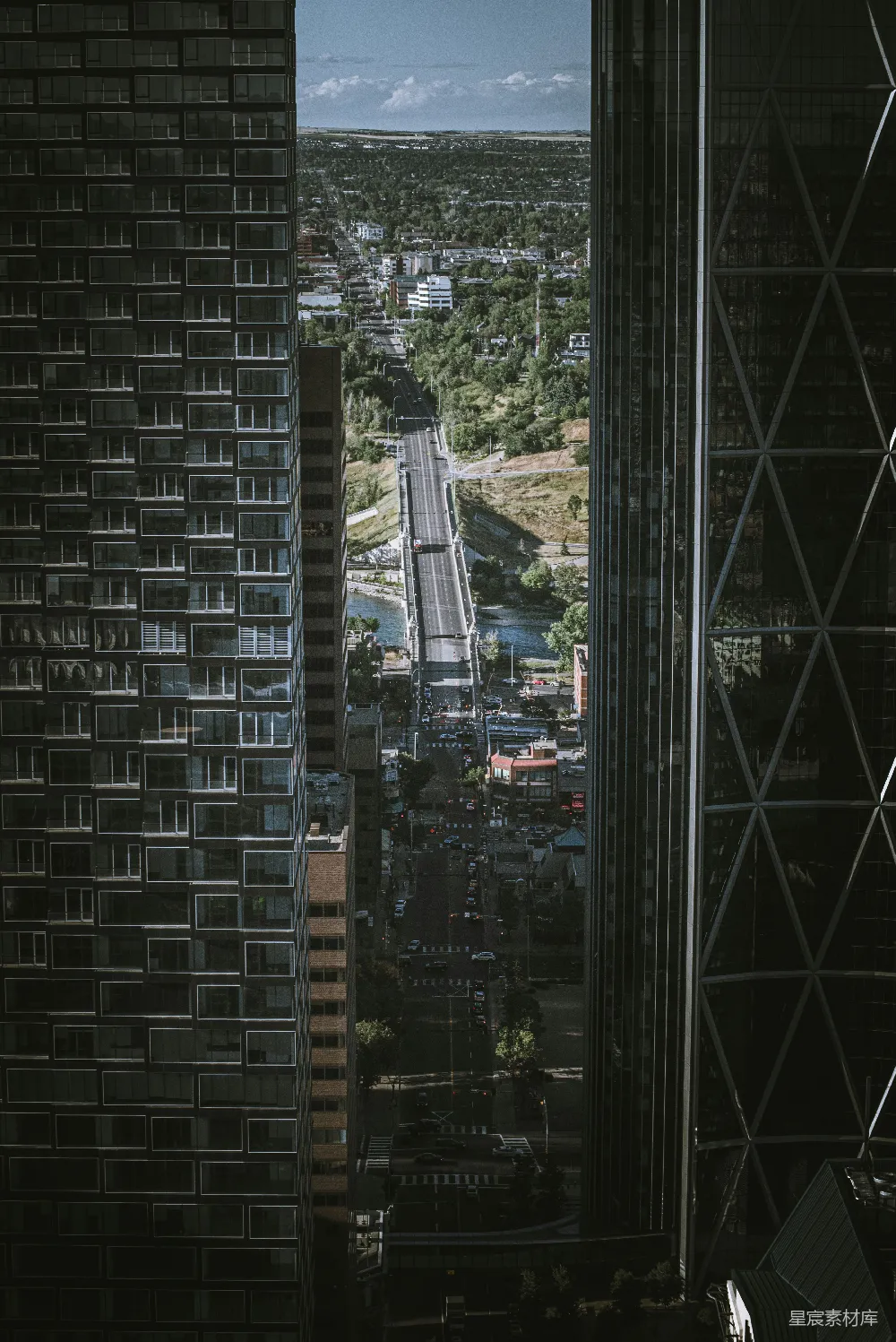 高清摄影 城市 高楼 天际线 建筑 景观 城市之间的对视