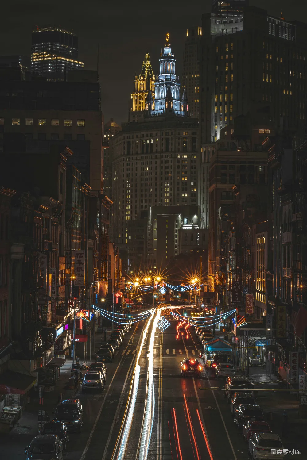 高清摄影 城市夜景 高楼大厦 车流光影 都市生活 夜晚 夜幕下的繁华都市