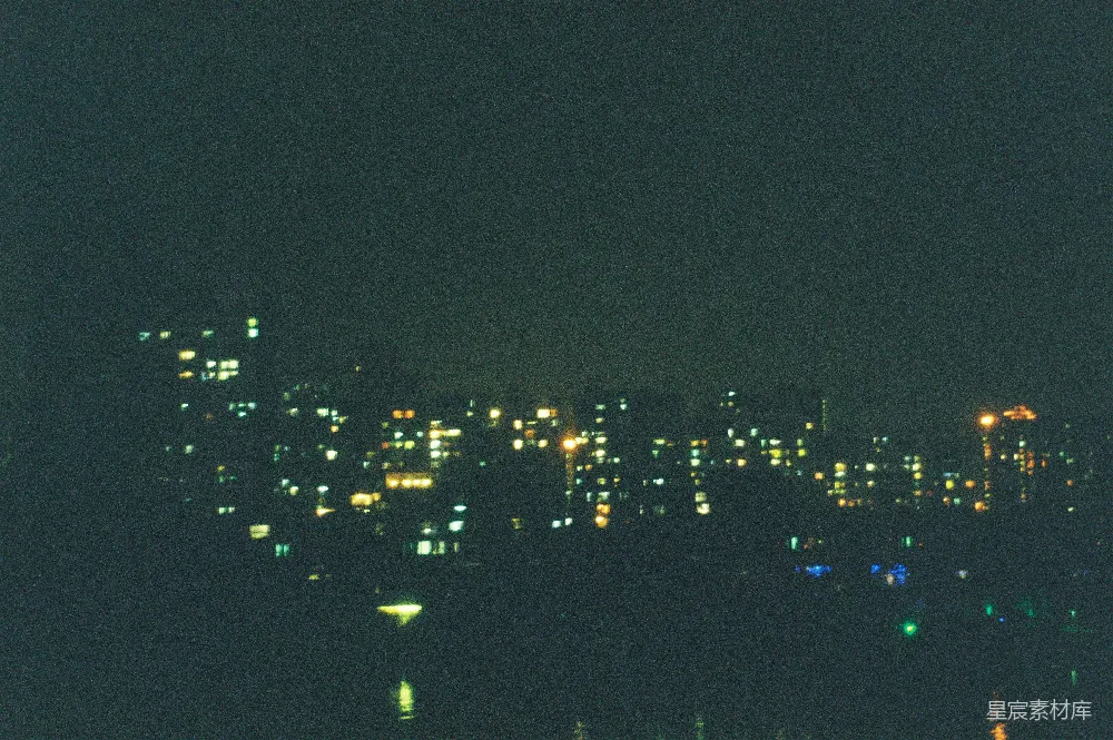 高清摄影 夜景 城市 灯光 宁静 都市 夜幕下的城市
