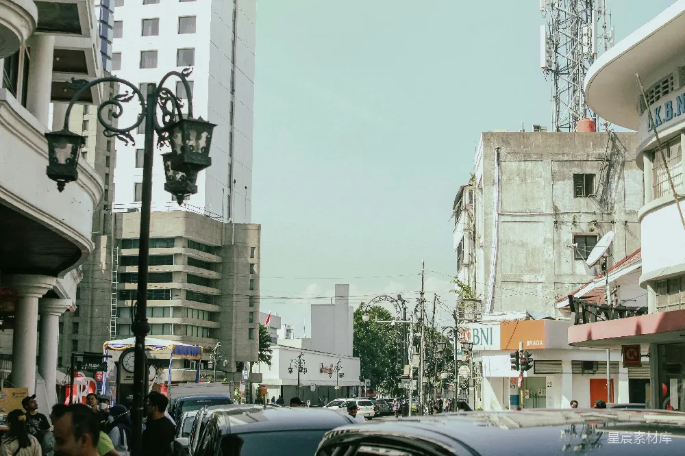 高清摄影 城市 街道 建筑 日常生活 交通 繁忙都市的日常街景