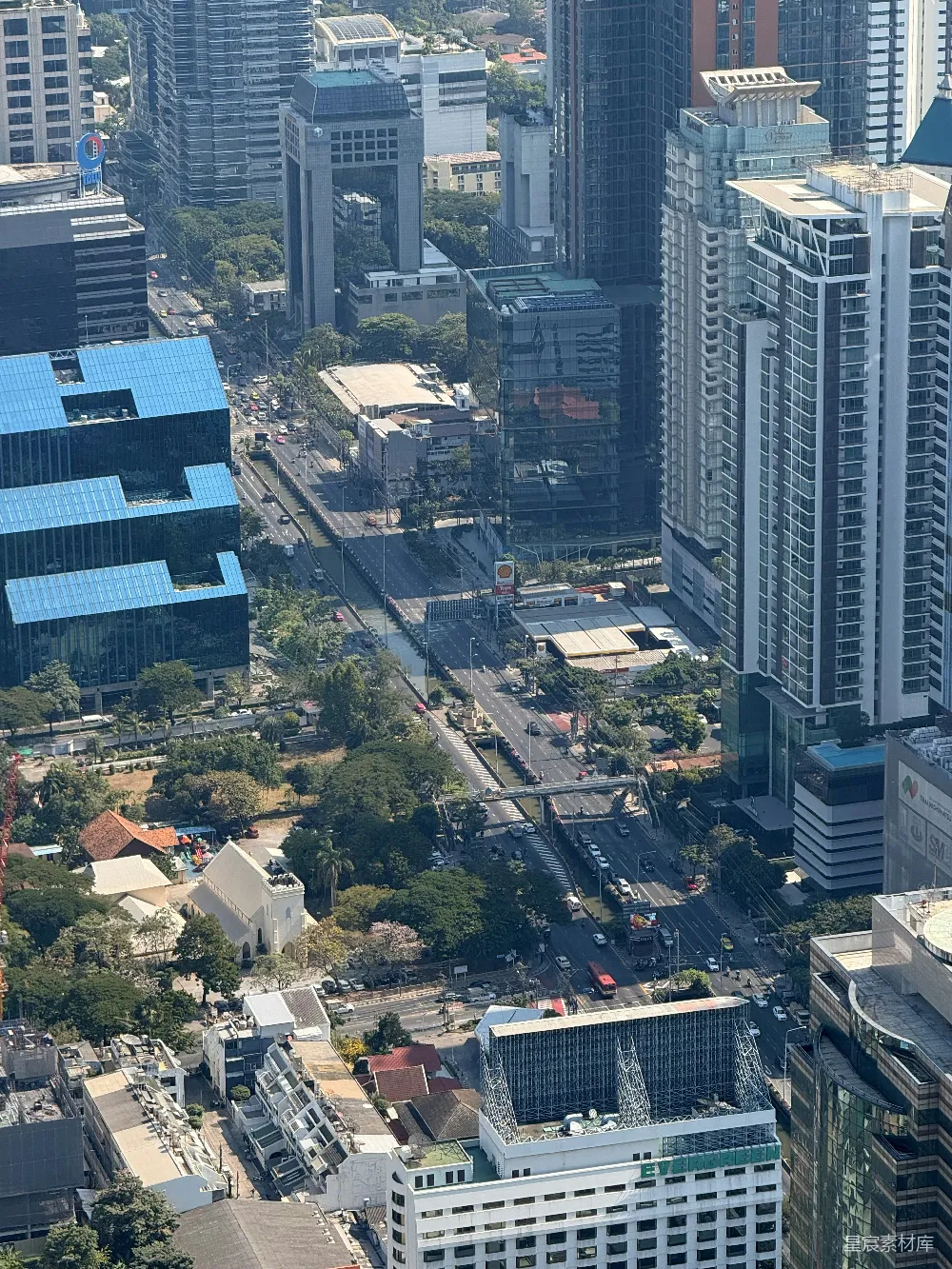 高清摄影 城市 建筑 交通 景观 都市 城市全景俯瞰