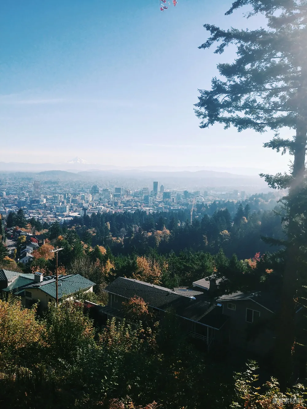 高清摄影 城市风光 自然景观 秋景 城市与自然 户外 秋日山城风光