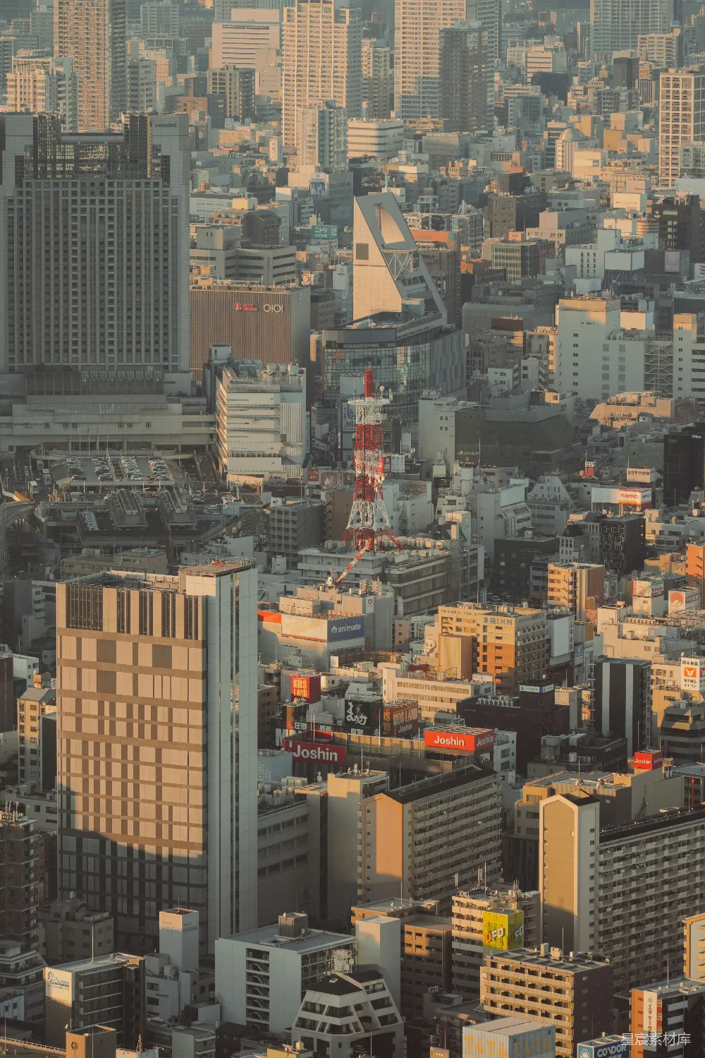 高清摄影 东京 都市 日落 建筑 城市 东京日落天际线