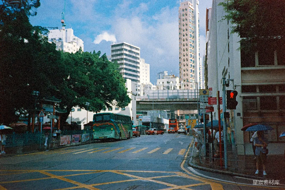 高清摄影 香港 城市 建筑 交通 街景 香港街头的城市景观