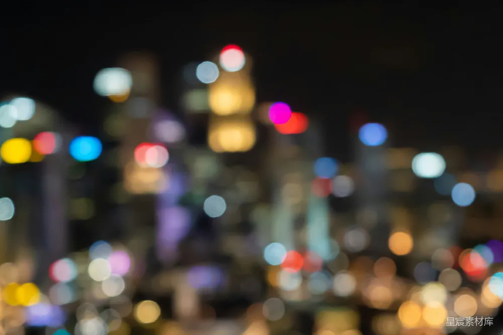 高清摄影 城市 夜景 模糊效果 灯光 城市背景 模糊的城市夜景