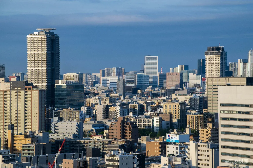 高清摄影 东京 城市天际线 日落 都市风光 现代建筑 东京都心的日落景色