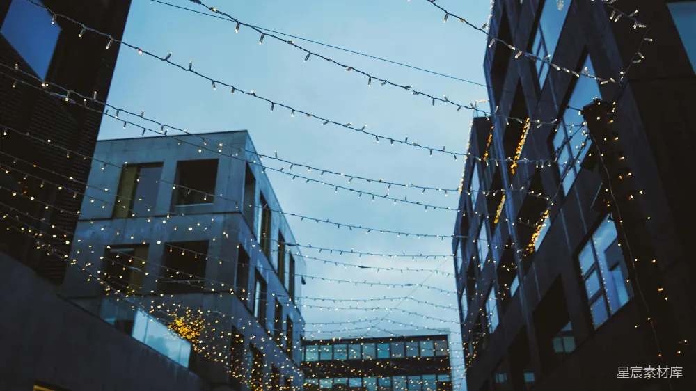 高清摄影 城市夜景 灯光装饰 现代建筑 节日氛围 都市生活 城市夜景中的灯光装饰