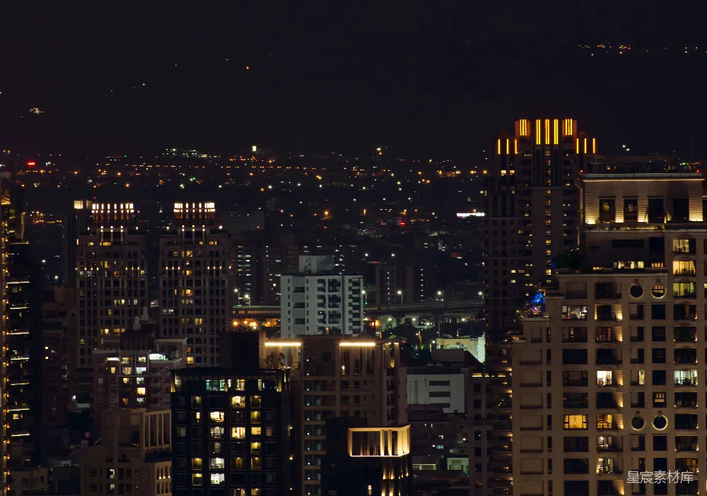 高清摄影 城市夜景 高楼大厦 都市风光 夜景摄影 现代都市 夜幕下的城市天际线