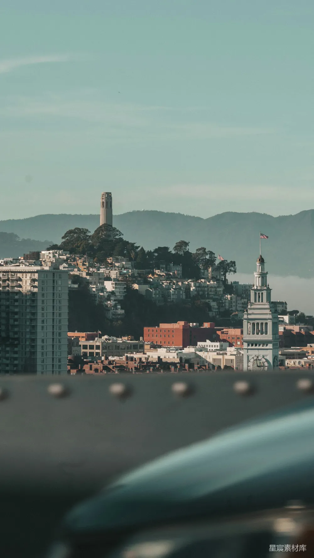 高清摄影 旧金山 城市 建筑 天际线 风景 旧金山城市全景
