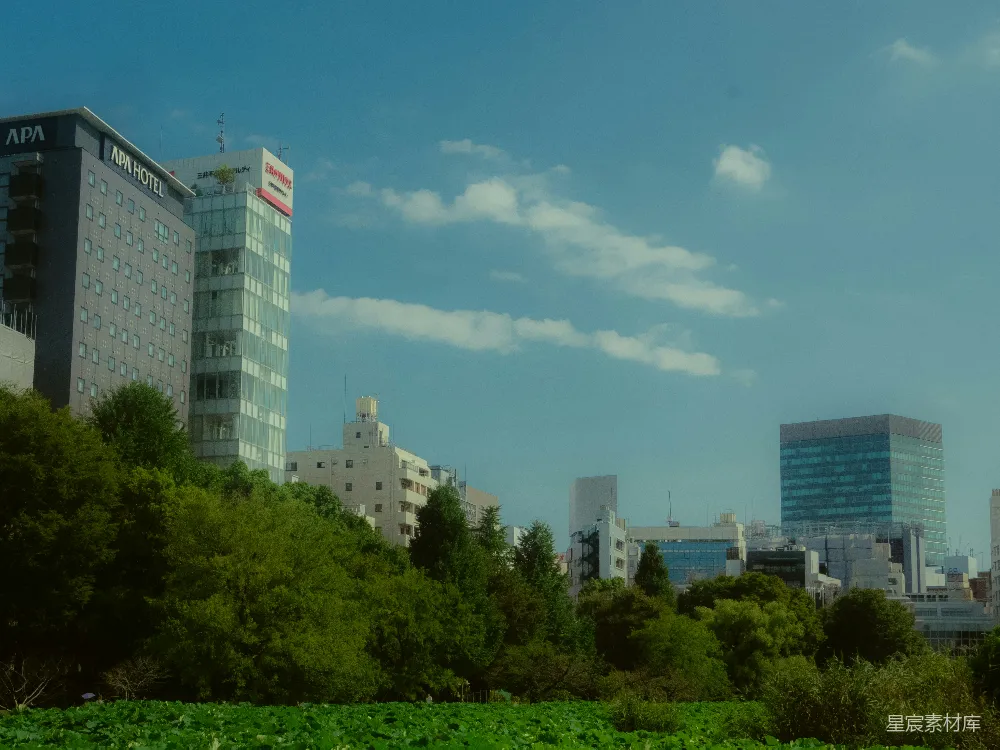 高清摄影 城市景观 自然风光 都市与田园 天空与云朵 都市绿洲 城市与自然的和谐共处