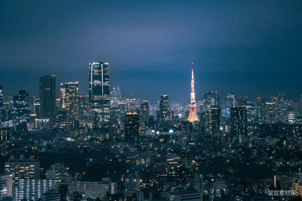 高清摄影 东京 夜景 城市 建筑 都市 东京夜景