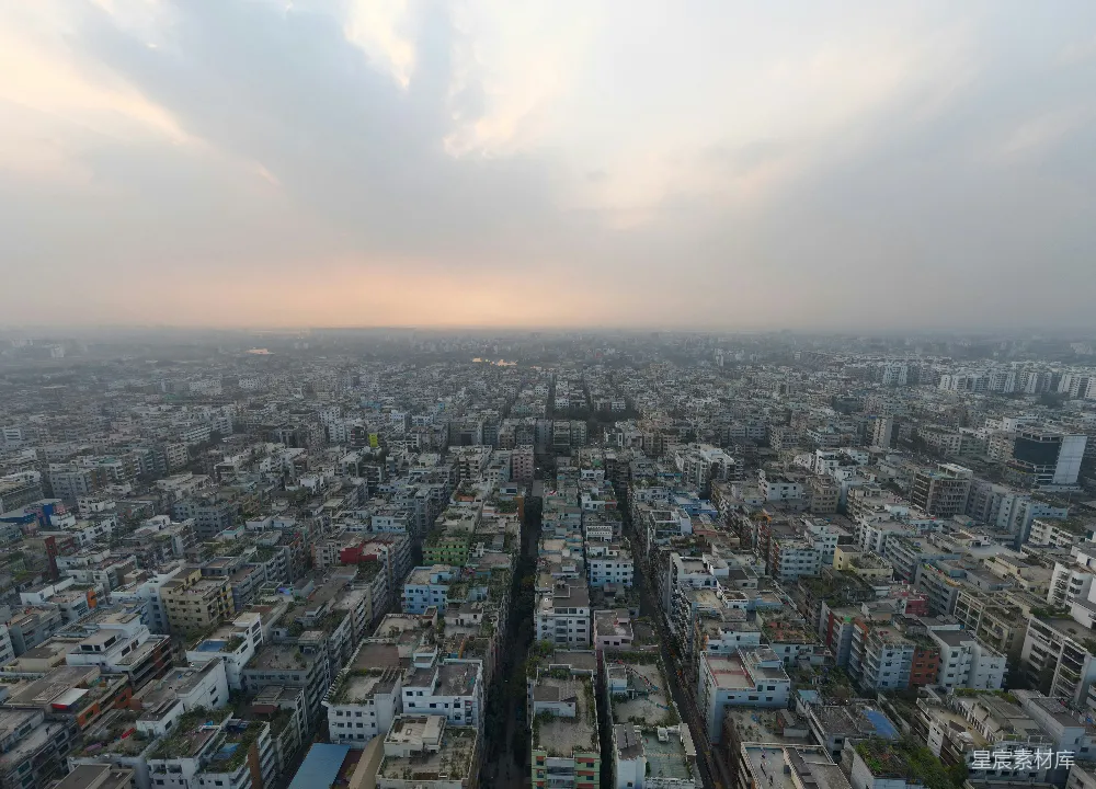 高清摄影 城市 日落 建筑 都市 景观 城市日落全景