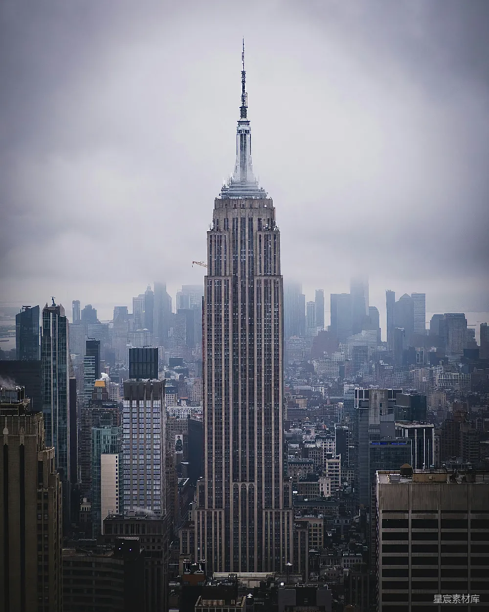 高清摄影 纽约 帝国大厦 城市天际线 建筑 都市 帝国大厦：纽约天际线上的标志性建筑