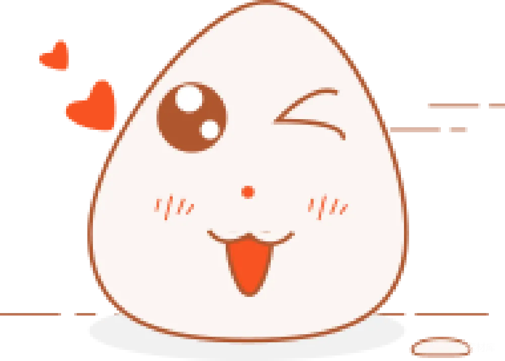 元素素材 卡通 表情包 可爱 蛋形 插画 可爱卡通蛋形表情包