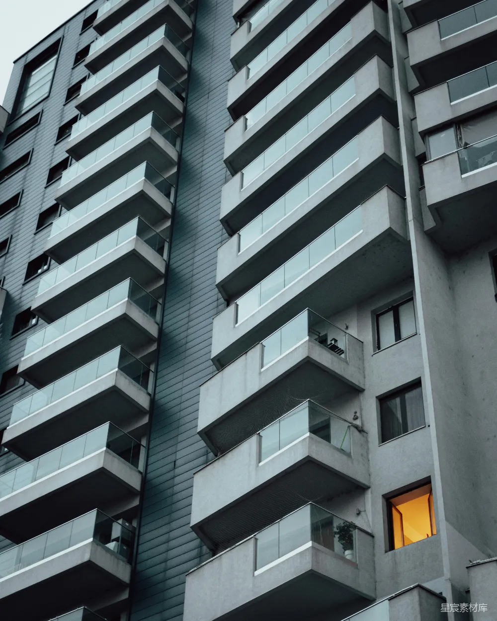 高清摄影 现代建筑 高楼 阳台 城市景观 都市生活 高楼大厦的现代建筑