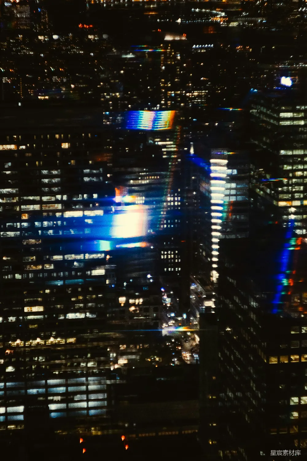 高清摄影 城市 夜景 建筑 光影 都市 夜幕下的城市剪影