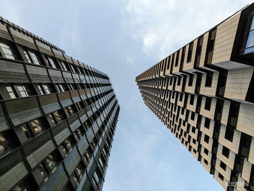 高清摄影 建筑 高楼 城市 现代风格 都市景观 仰望高楼：现代建筑的宏伟