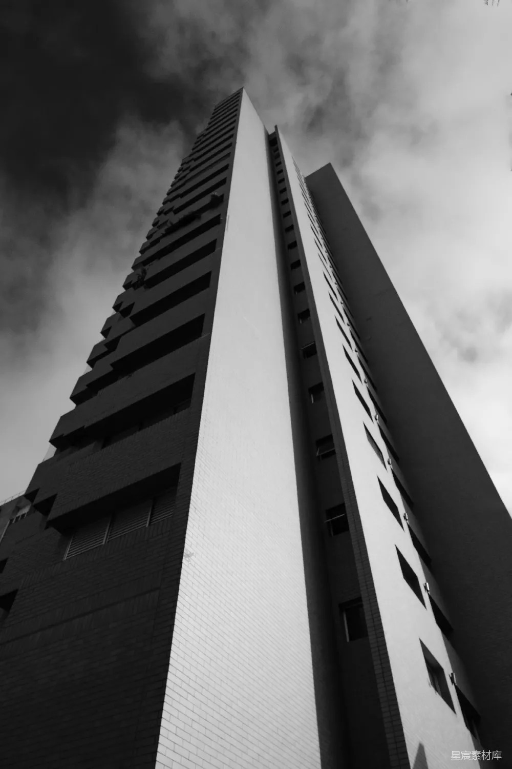 高清摄影 建筑 黑白 现代 城市 抽象 黑白建筑视角
