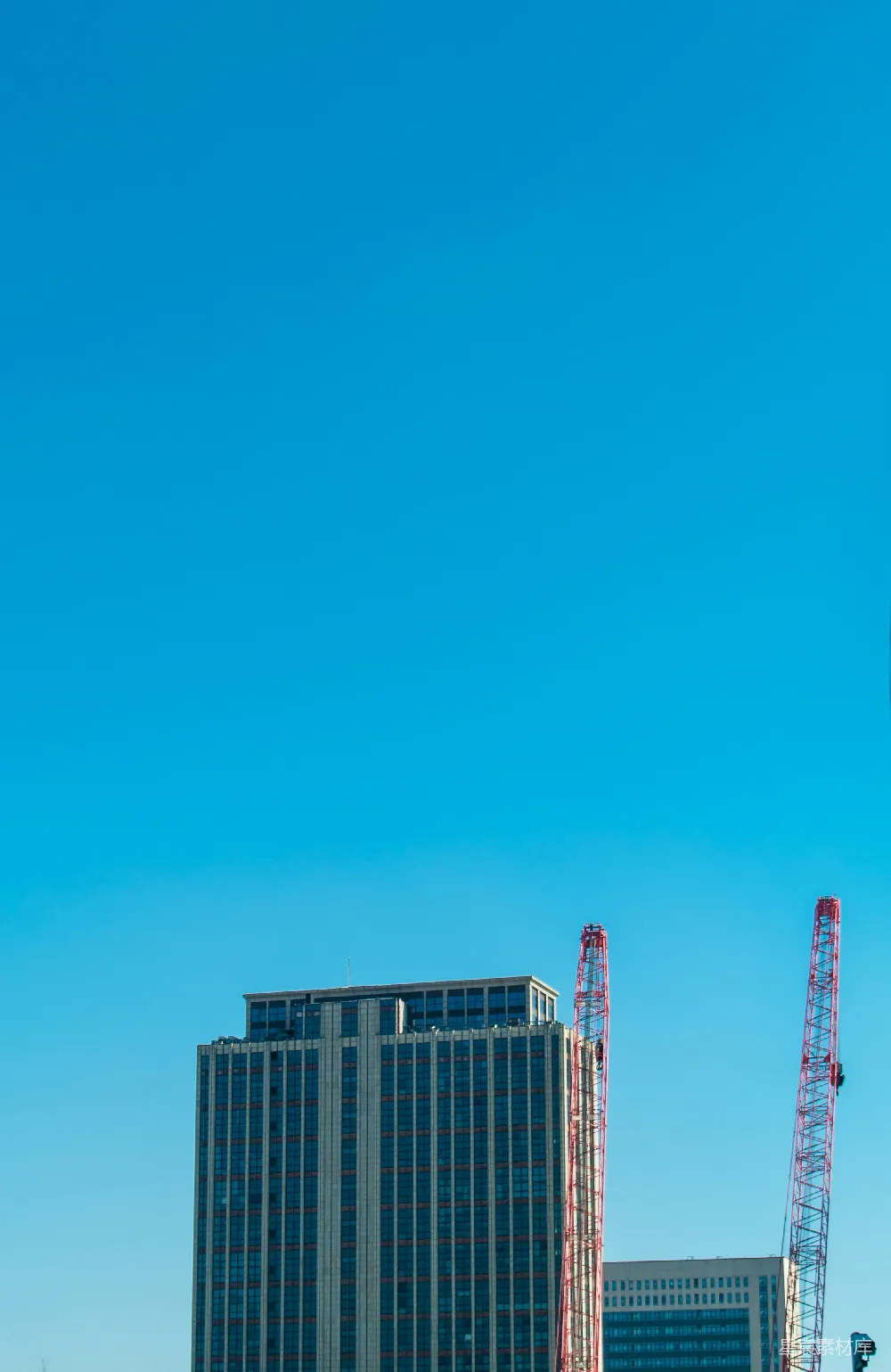 高清摄影 城市 建筑 起重机 现代 风景 城市建筑与起重机