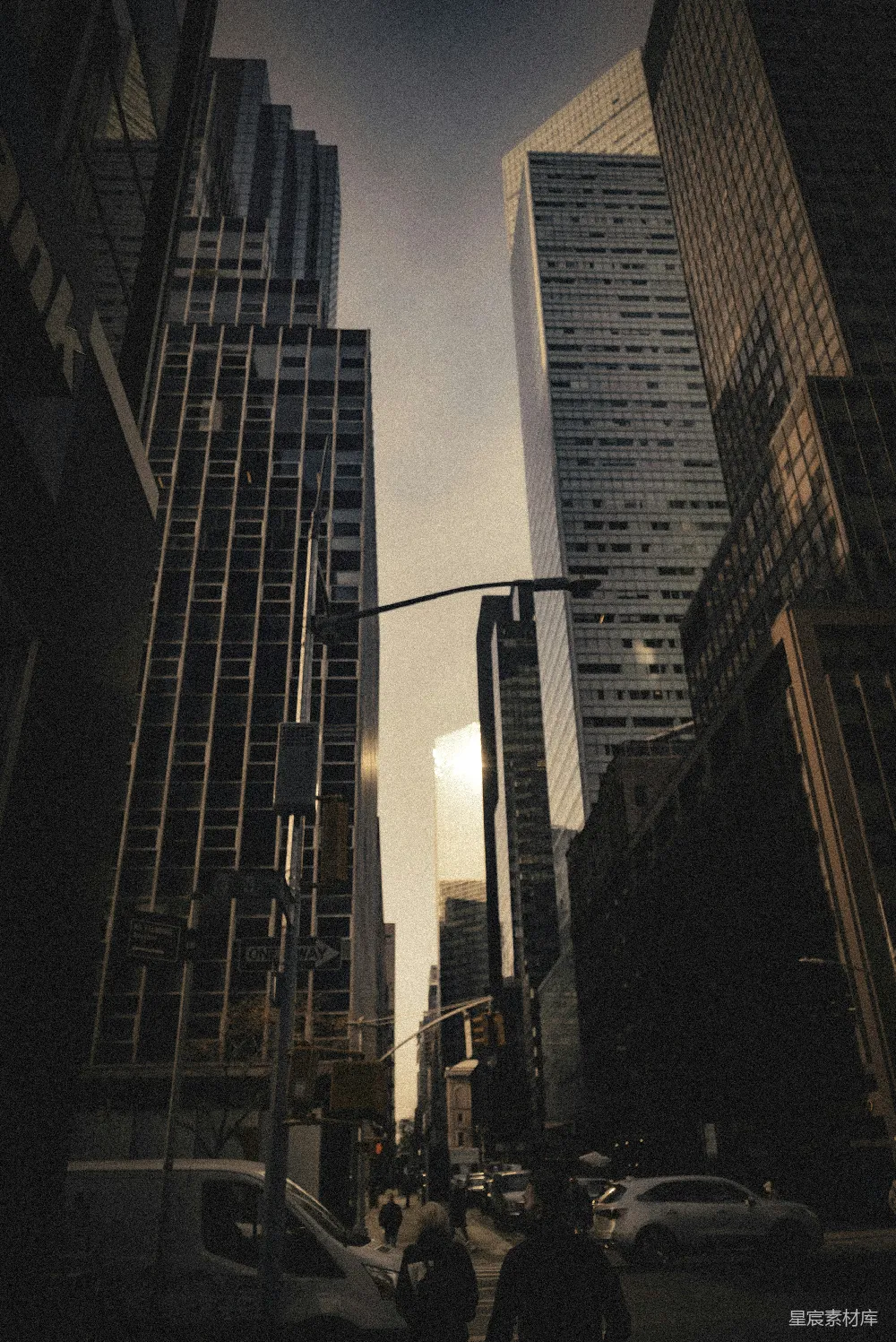 高清摄影 城市 夕阳 建筑 街道 都市 夕阳下的城市巷弄