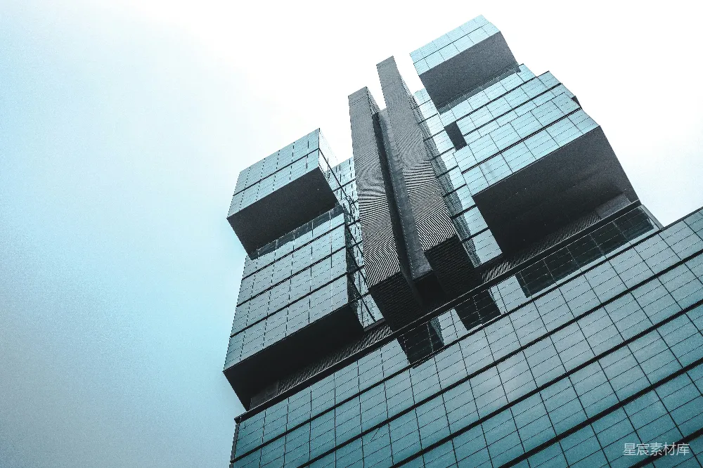 高清摄影 现代建筑 玻璃幕墙 几何结构 城市景观 商务中心 现代玻璃幕墙建筑