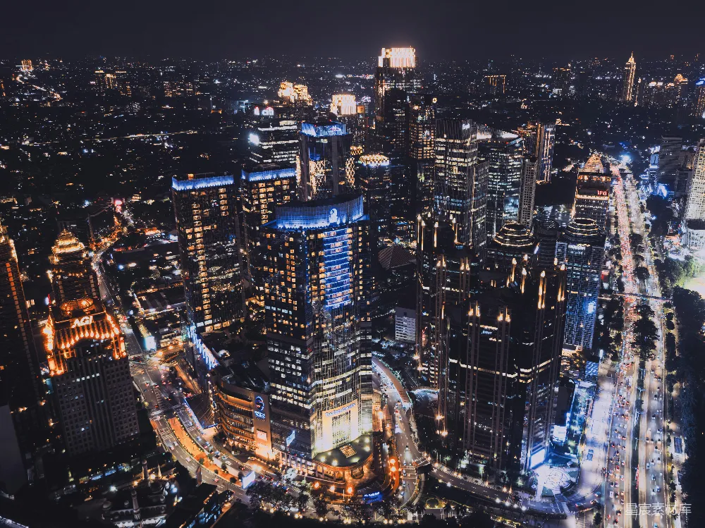 高清摄影 城市 夜景 现代建筑 都市生活 繁忙 夜幕下的都市繁华