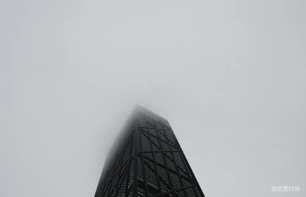 高清摄影 建筑 摩天大楼 城市 雾景 现代 雾中摩天大楼