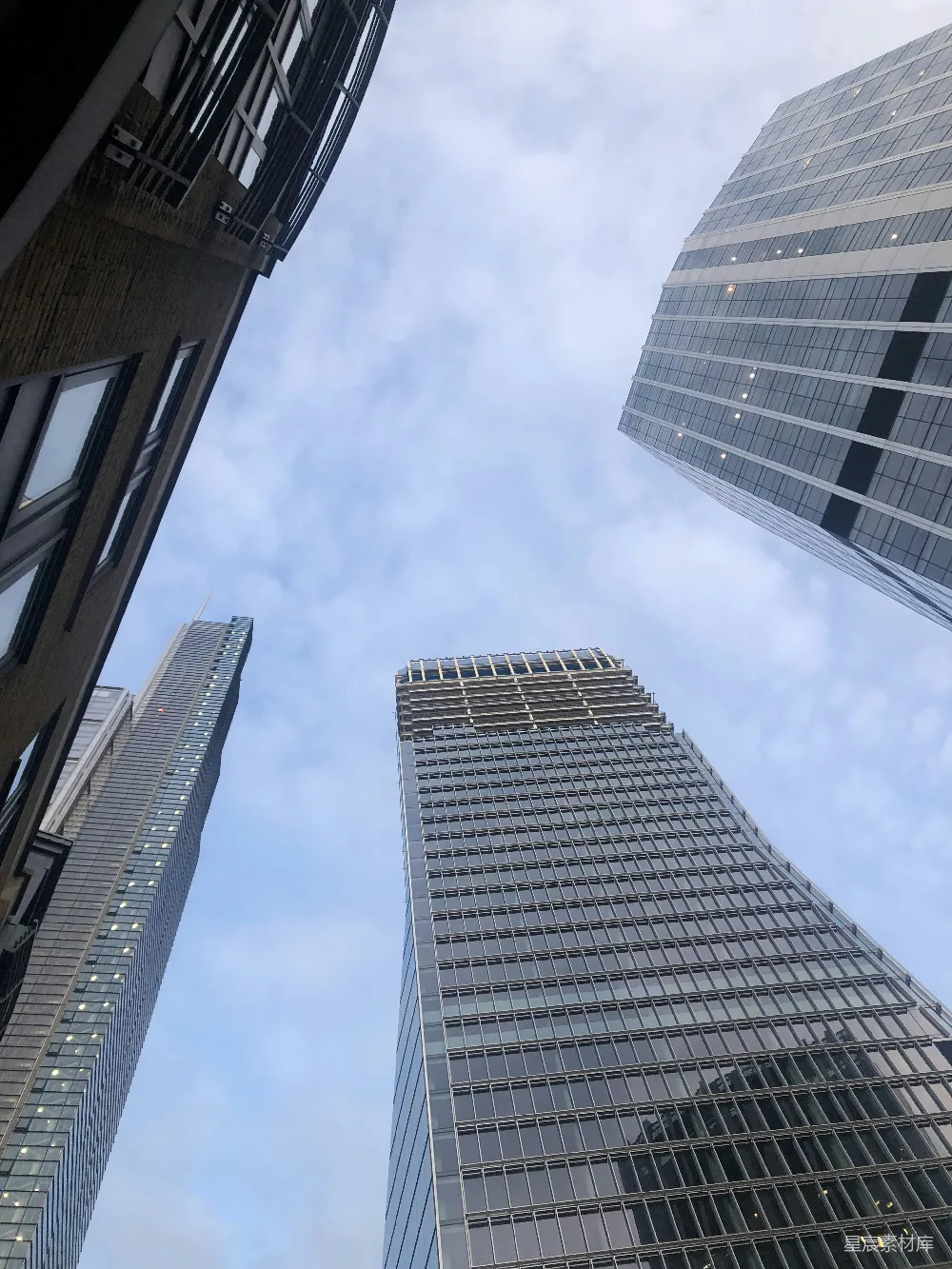 高清摄影 城市 建筑 现代 天空 都市 仰望摩天大楼