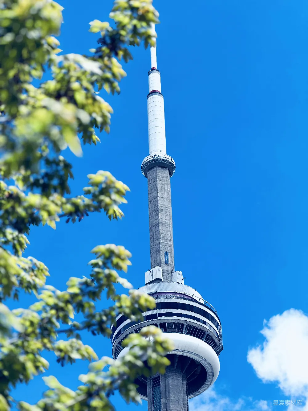 高清摄影 城市地标 旅游景点 建筑 晴空 加拿大 多伦多CN塔