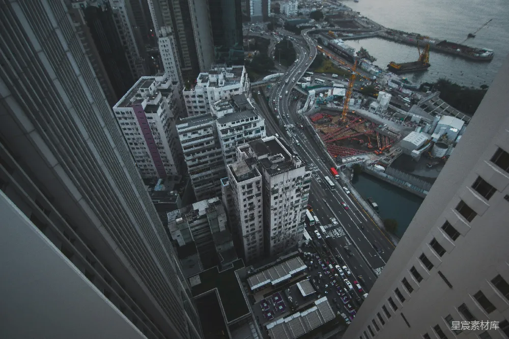 高清摄影 城市 高楼 交通 建筑 都市 摩天大楼与城市景观