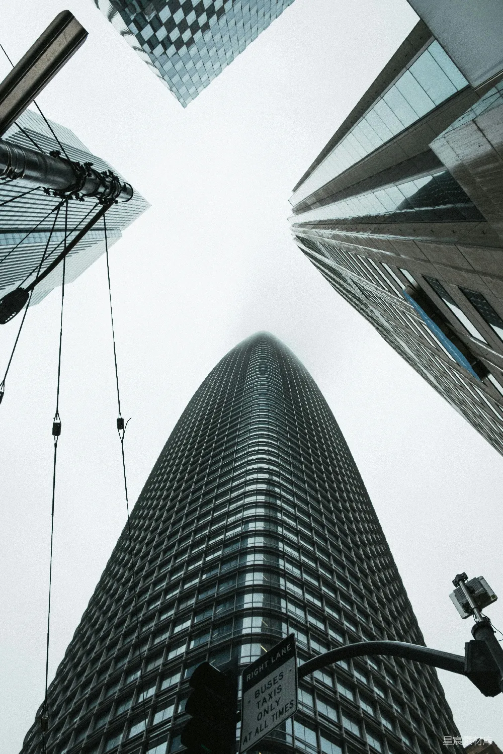 高清摄影 建筑 城市 现代 天空 高楼 摩天大楼俯瞰