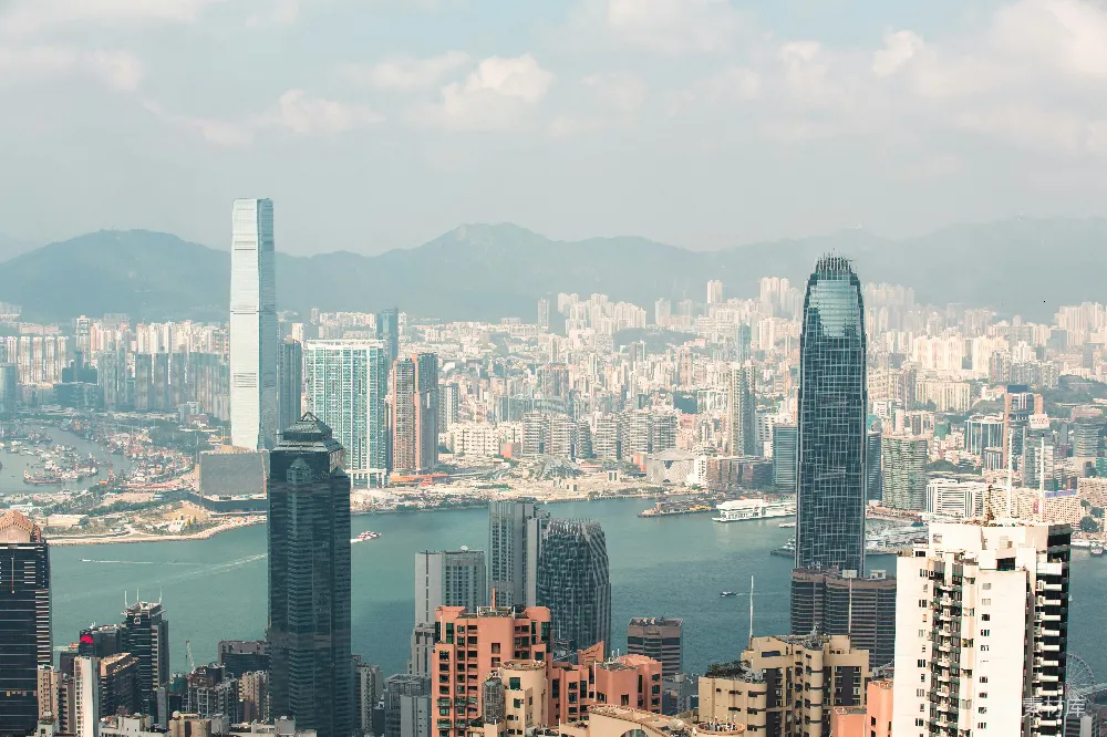 高清摄影 香港 维多利亚港 城市景观 现代建筑 旅游 香港维多利亚港全景