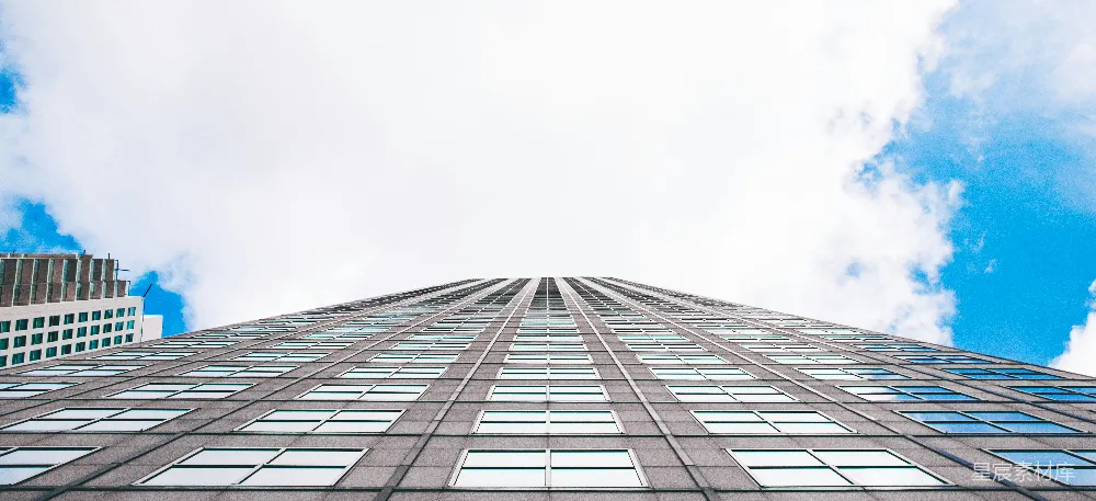 高清摄影 建筑 城市 现代 视角 蓝天 仰望高楼的天空