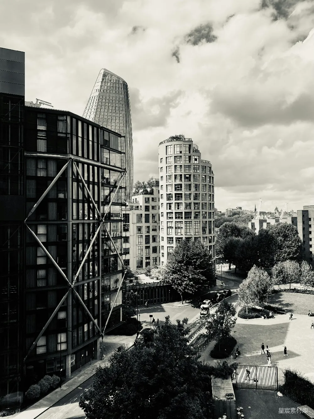 高清摄影 黑白 现代建筑 城市景观 都市风光 建筑设计 黑白建筑景观